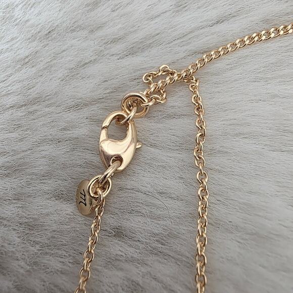 NEW Madewell Gold Flower Pendant Necklace - Picture 9 of 13
